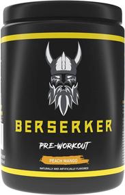 img 1 attached to 🥭 Berserker Pre Workout - Enhanced Energy, Amplified Power & Strength, Nitric Oxide Booster + di-Caffeine Malate, Citrulline Malate, glycerpump, Beta Alanine (Peach Mango, 15.03 oz)