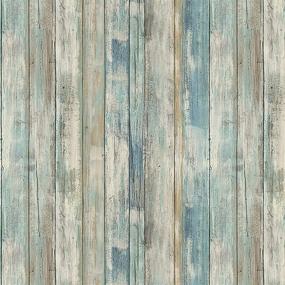 img 4 attached to 🌿 Rustic Distressed Wood Peel and Stick Wallpaper | 17.71" x 236.2" | Self-Adhesive Removable Wall Paper | Wood Plank Covering Decor | Vintage Wood Panel | Wooden Grain Vinyl Film Roll