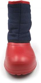 img 2 attached to Amoji Lining Boots: Уютные зимние ботинки с подкладкой для мальчиков для оптимального комфорта.