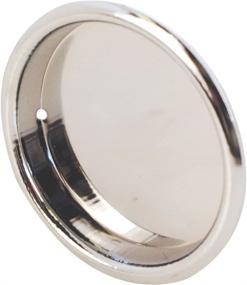 img 2 attached to Prime-Line 2-Inch Round Bypass Door Pull Handle, Chrome Plated, Pack of 2