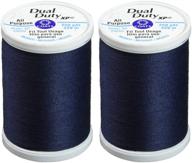 dual duty xp general purpose thread 250yds navy: the ultimate sewing essential logo