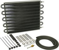 derale 13105 series 7000 transmission oil cooler - efficient cooling for your vehicle in sleek black logo