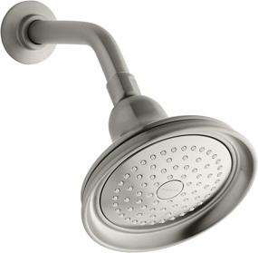 img 4 attached to 🚿 KOHLER K-10590-AK-BN Bancroft Showerhead, Single-Function Katalyst – Vibrant Brushed Nickel Finish