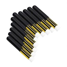 img 4 attached to Pack of 10 Black Lash Shampoo Brushes - Cosmetic Peel Off Blackhead Remover Tool for Nose Cleaning and Lash Washing - Soft Brushes for Lash Cleanser