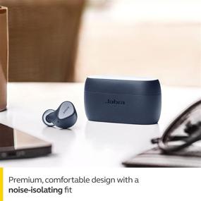 img 1 attached to 🎧 Jabra Elite 3 Беспроводные наушники Bluetooth: шумоизолирующие наушники с чистым звуком, мощными басами, настраиваемым звуком и моно-режимом - Navy