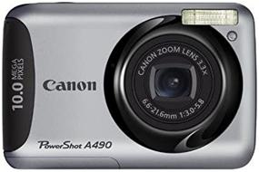 img 4 attached to 📸 Цифровая камера Canon PowerShot A490 с разрешением 10.0 мегапикселей, оптическим зумом 3.3x и ЖК-дисплеем 2.5 дюйма.