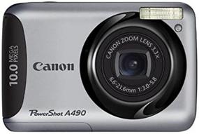 img 2 attached to 📸 Цифровая камера Canon PowerShot A490 с разрешением 10.0 мегапикселей, оптическим зумом 3.3x и ЖК-дисплеем 2.5 дюйма.
