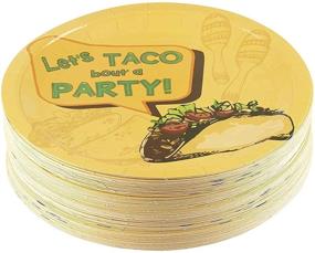 img 1 attached to 🌮 Cinco De Mayo Paper Plates: Let's Taco Bout a Party - 80 Pack (9 Inch)