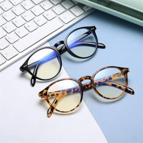 img 2 attached to Винтажные безрецептурные очки AISSWZBER Glasses