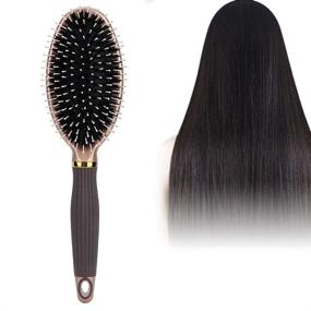 img 4 attached to Anti Static Hairbrush Portable Suitable Professional