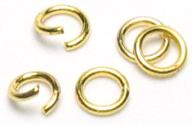 💍 cousin jewelry basics 4mm open/close jump ring, gold, pack of 500-piece logo