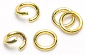 img 1 attached to 💍 Cousin Jewelry Basics 4mm Open/Close Jump Ring, Gold, Pack of 500-Piece