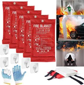 img 4 attached to Fiberglass Emergency Retardant Fireproof: Unsurpassed Suppression Power