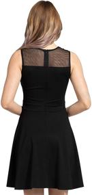 img 3 attached to 👗 Sylvestidoso Sleeveless Pleated Cocktail Dress for Women in Women's Clothing