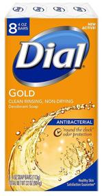 img 4 attached to Dial Antibacterial Bar Soap, Gold: 8-Pack of 4 Ounce Bars - Effective Germ Protection!