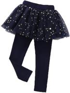 adorable footless leggings twinkle stretchy pantskirt: trendy girls' clothing for leggings logo