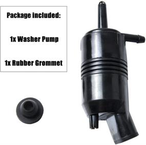 img 1 attached to 🚗 OTUAYAUTO Windshield Washer Pump Replacement for Buick, Cadillac, Chevrolet, Oldsmobile, Pontiac, GMC – Factory OE Style: Grommet Included (Part#89001126)