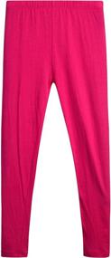 img 2 attached to Freestyle Revolution Leggings Stretch Fuchsia Girls' Clothing in Leggings