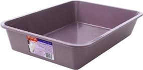 img 1 attached to 🐱 Hartz Cat Litter Tray: Vibrant Multi-Colored Tray for Easy Cleanup, Pack of 1