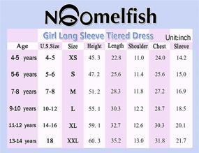 img 2 attached to 👗 Noomelfish Sleeve-Tiered Dresses with Pockets for Girls' Clothing