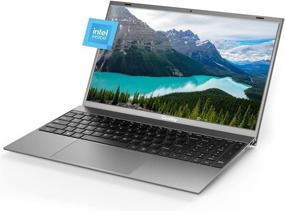 img 4 attached to 💻 Windows Laptop 15.6 inch 8GB RAM DDR4 256GB M.2 SSD Notebook Computers - Intel J4125 Quad-Core Computer Laptop with 1080P IPS Windows10 Pro, Full Size Keyboard
