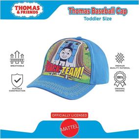 img 1 attached to 🧢 Бейсбольные солнцезащитные очки для малышей от Mattel - модные аксессуары для мальчиков.