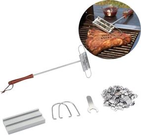 img 4 attached to 🔥 YY YEARCHY BBQ Meat Branding Iron: Personalize Your Grilled Creations with Changeable Letters and Handy Draw