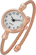 stylish stainless numerals women's watches by top plaza - perfect wrist accessories logo