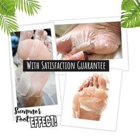 img 3 attached to 👣 Premium Foot Mask for Men - Exfoliating Foot Peel & Callus Remover | Repair Rough Heels with 1 Pair | Achieve Baby Soft Feet with One-Time Treatment | Summer Foot