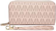 👛 double zipper wristlet wallet - stylish women's handbags & wallets in wristlets logo