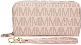 img 4 attached to 👛 Double Zipper Wristlet Wallet - Stylish Women's Handbags & Wallets in Wristlets