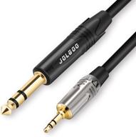 🔌 jolgoo 3.5mm to 1/4" trs stereo interconnect cable, 6.35mm 1/4" male to 3.5mm 1/8" male trs stereo audio cable, 10ft logo