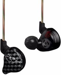 img 3 attached to 🎧 KZ ZST Dual Driver Earphones (Black with Mic): Dynamic Hybrid In-Ear Audio Experience