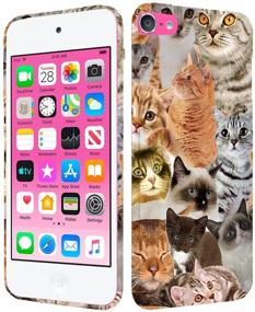 img 2 attached to Glisten IPod Touch 7Th / 6Th / 5Th Generation Case - The Cat Collage Cats Design Printed Slim Fit &Amp