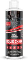 sportmediq pro grade liquid chalk - advanced hand grip for gym, weightlifting, climbing - no mess, quick dry formula - 8.5 oz logo