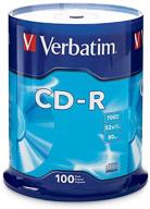 📀 verbatim 700mb cd-r: high capacity recordable disc for long playtime logo