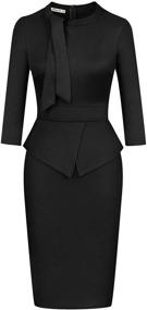 img 3 attached to 👗 Moyabo Elegant Collar Sleeve Formal Women's Suiting & Blazers: Timeless Style and Class