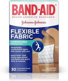 img 4 attached to BAND AID Bandages Flexible Fabric Assorted