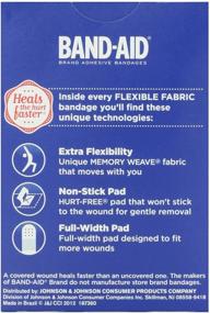 img 3 attached to BAND AID Bandages Flexible Fabric Assorted