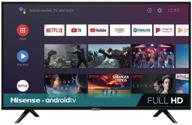 📺 hisense 40-inch 40h5500f class h55 series android smart tv (2020 model) – with voice remote & advanced features logo