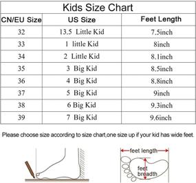 img 3 attached to 👟 NYZNIA Kids Sneakers - Lightweight & Breathable Tennis Running Shoes for Boys and Girls