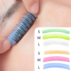 img 3 attached to 👁️ Enhance Your Lashes with 24 Pieces of Silicone Eyelash Perming Pads and Curler Refills