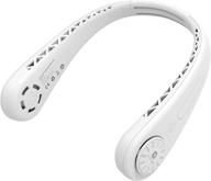 bladeless headphone traveling rechargeable speeds white logo