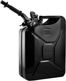 img 4 attached to 🔥 Wavian USA JC0020BVS NATO Jerry Fuel Can and Spout System in Black - Authentic, Durable, and 20 Litre Capacity