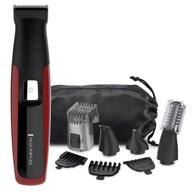 🔥 remington pg6155c all-in-one + body multigroomer (10 pieces): ultimate grooming set in black/red logo