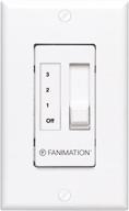 🔧 fanimation cw7wh ceiling wall control: versatile multiple fan light control in white - dimensions 4.72x0.35x2.76 логотип