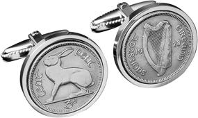 img 4 attached to Ireland Threepence Cufflinks First Minted
