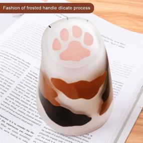 img 2 attached to 🐱 Cup Cat Frosted Tumbler - Personalized Breakfast Tumbler