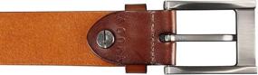 img 2 attached to Bullko Genuine Leather Classic Buckle Men's Accessories: Timeless Elegance for Casual Style