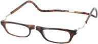 reader designer reading glasses tortoise logo